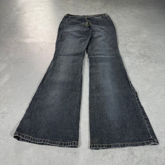 Angels Dark Wash Flare Jeans Y2K 2000s - Size: 3 - Picture 10 of 11